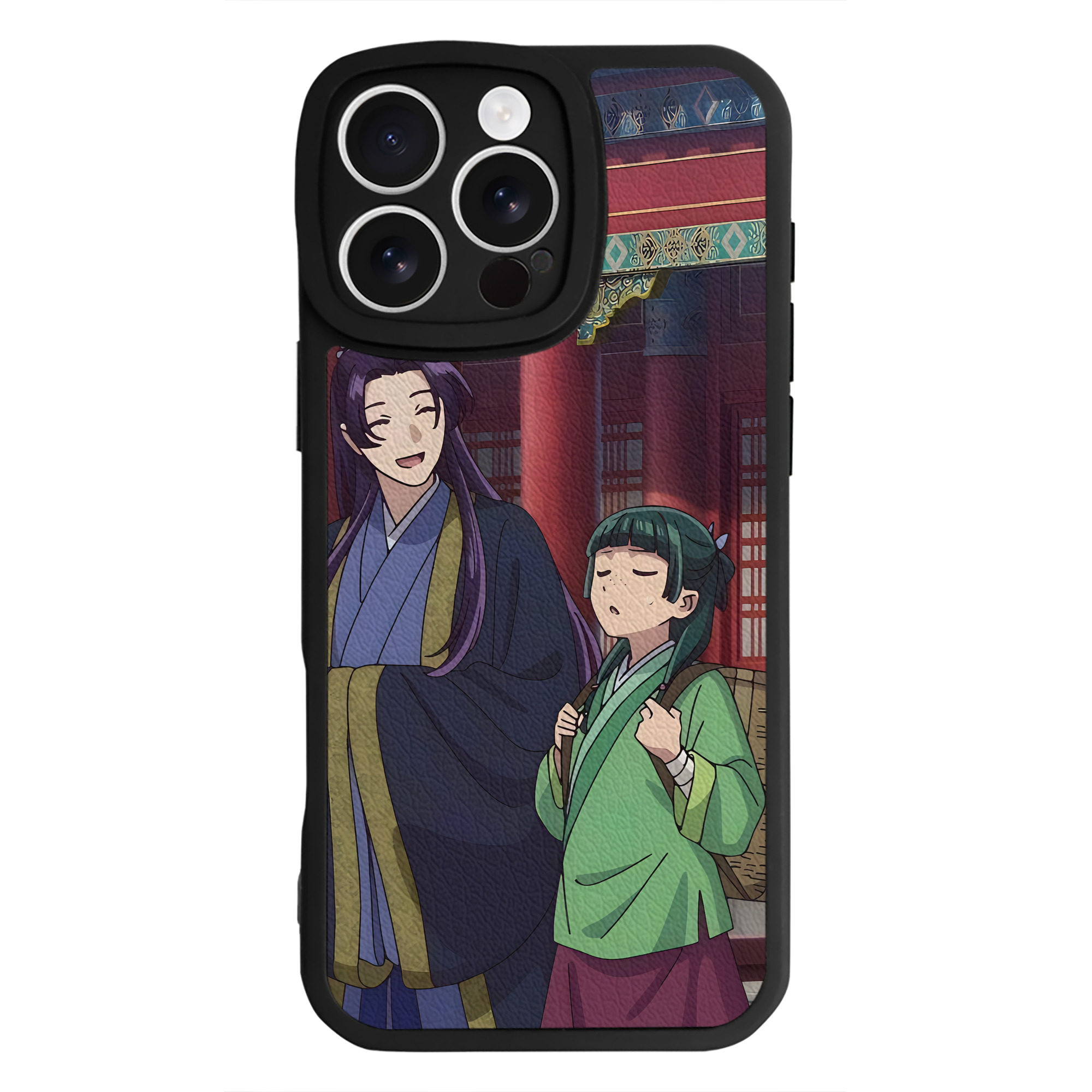 薬屋のひとりごと The Apothecary Diaries 【iPhone 16シリーズ対応】シリコンスマホケース（レザー調） 材質：シリコン